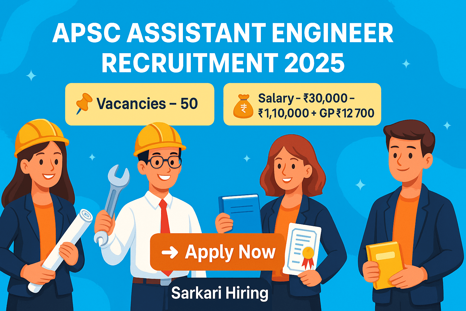 APSC Assistant Engineer Recruitment 2025 – 50 Vacancies