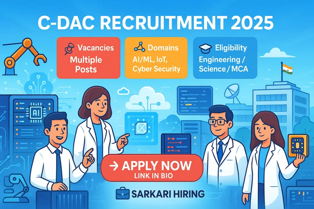 C-DAC Recruitment 2025 – Advanced Computing Jobs & CDAC Syllabus Overview