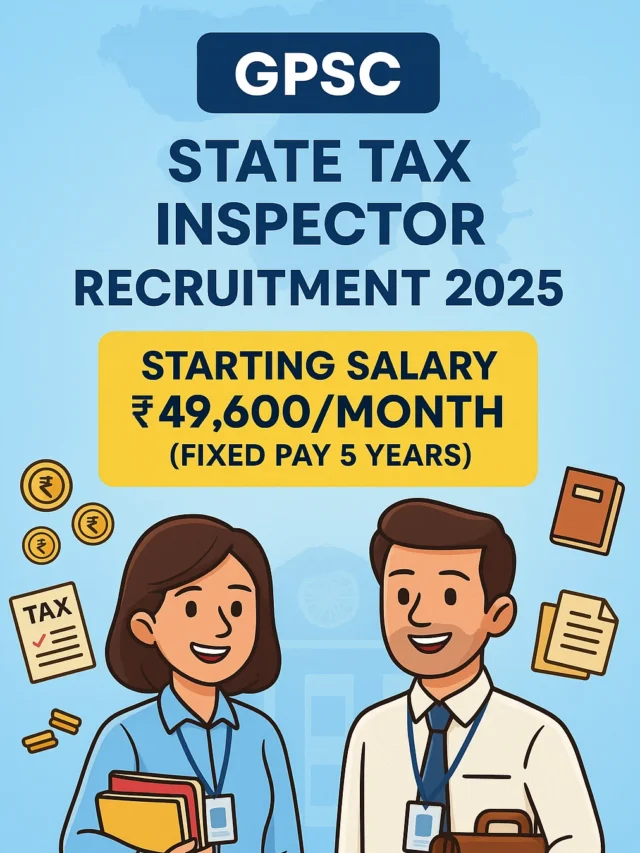 GPSC State Tax Inspector Recruitment 2025