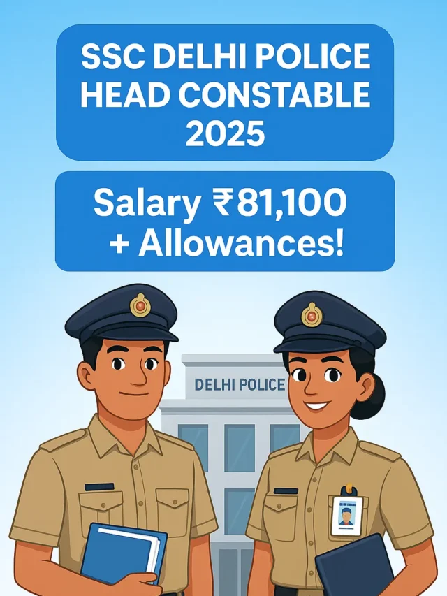 SSC Delhi Police Head Constable Recruitment 2025