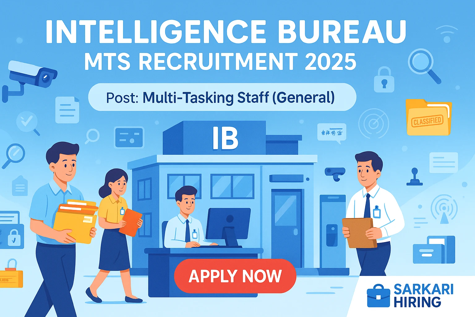 Intelligence Bureau MTS Recruitment 2025 – 382 Vacancies