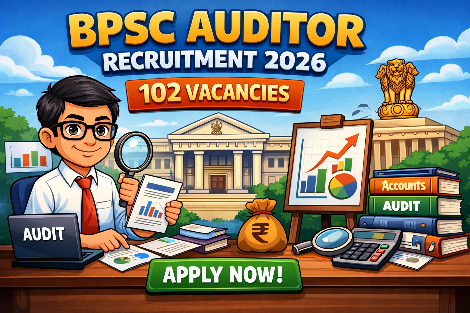 BPSC Auditor Recruitment 2026 Notification – 102 Vacancies