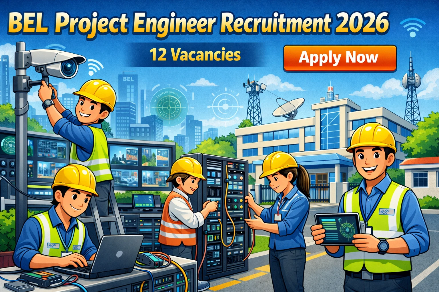 BEL Project Engineer Recruitment 2026 – 12 Posts ₹40K Salary