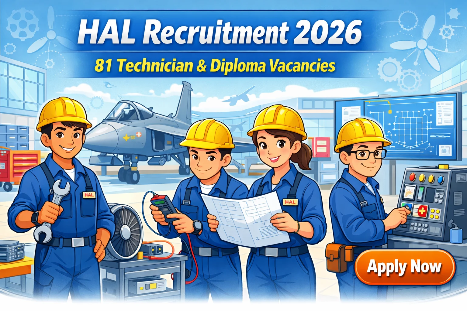 HAL Diploma & ITI Recruitment 2026 – 81 Vacancies