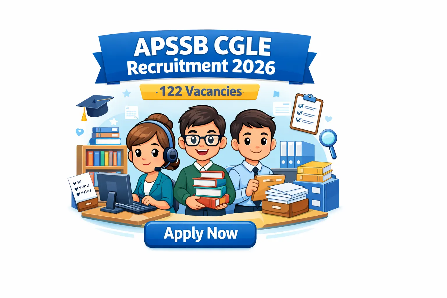 APSSB CGLE Recruitment 2026 – 122 Graduate Vacancies