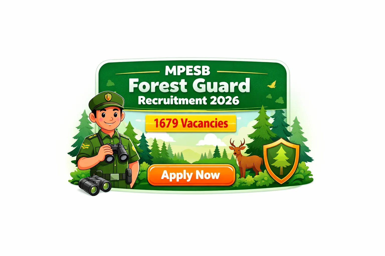 Forest Guarde MPESB Forest Guard Recruitment 2026 – 1679 Vacancies